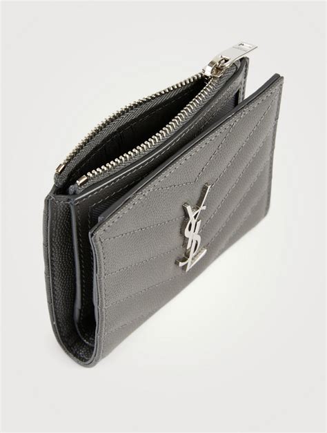 ysl card holder mens selfridges|YSL zipped card holder.